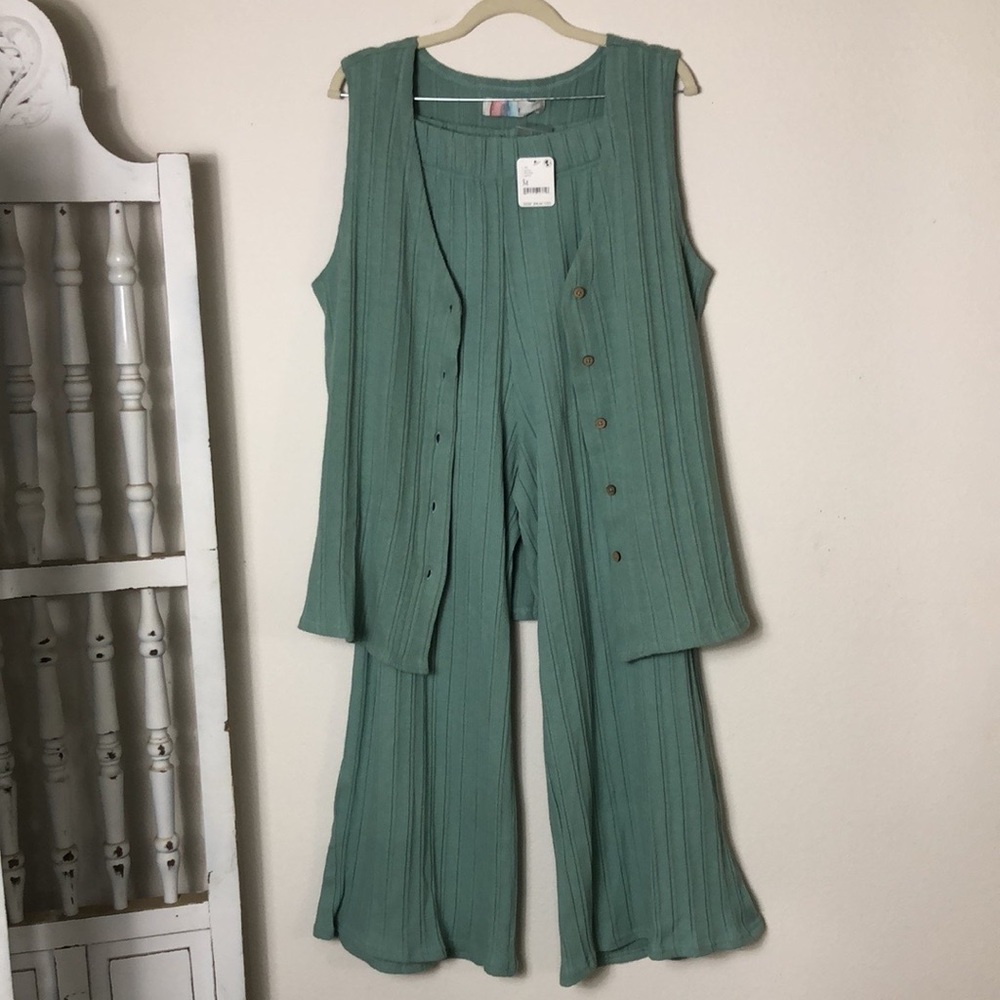 Free People Dana Set -  April Mist, Size: Medium - Picture 9 of 13